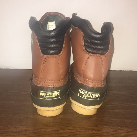 WEATHER SPIRITS WATERPROOF LEATHER DUCK BOOTS STEEL SHANK SIZE 7 - Picture 4 of 6